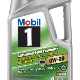 Mobil 1 120758 Advanced Full Synthetic Motor Oil for 0W-20 5, 4.73L